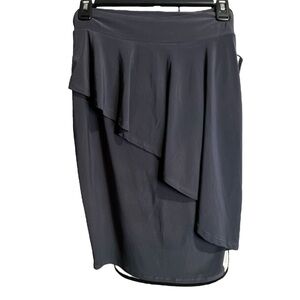 One Fashion Grey Stretchy Pencil Skirt Sz S